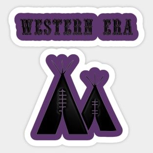 Western Era - Indian Teepee Sticker